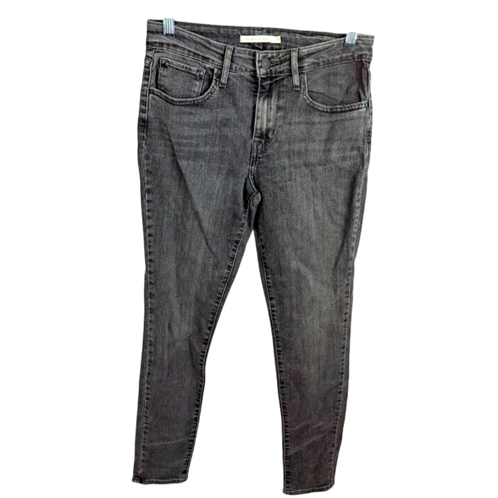 Levi's 721 High Rise Skinny Jeans Women's Size 27 Black 30 Inseam